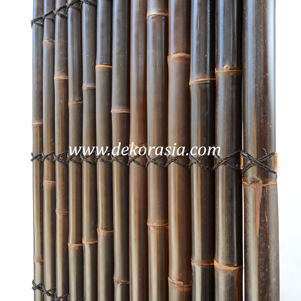 High Quality Black Bamboo Half Bamboo Fence, Bamboo Panels